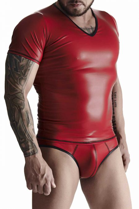 TSH012-SET014-RFP-Regnes-Fetish-Planet-mens-erotic-set-t-shirt-mens-panties-red-clubwear-for-men
