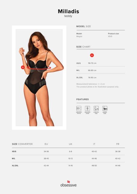 Obsessive-milladis-teddy-with-push-up-bra-and-frivolous-chains-size-chart