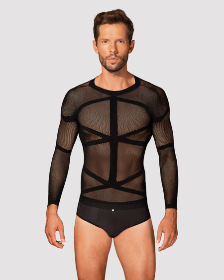 Obsessive-T101-mens-transparent-long-sleeve-of-knitwear